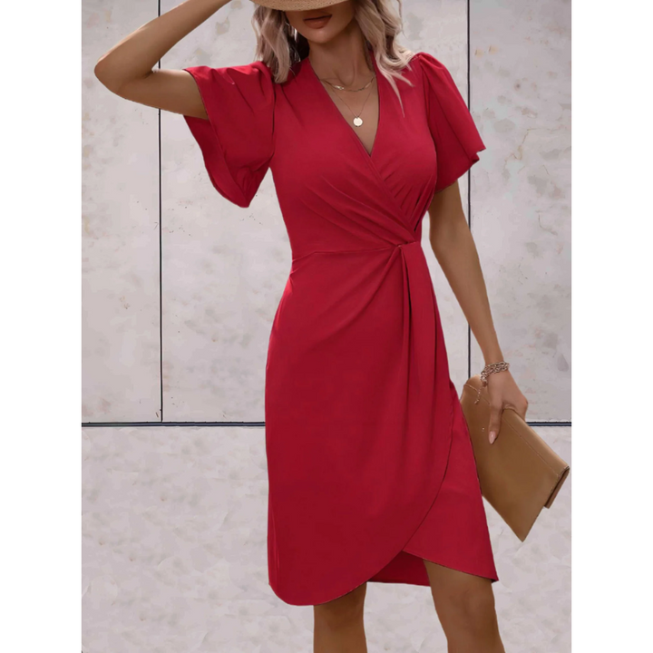 Thalora | Élégante Robe Midi Enveloppante