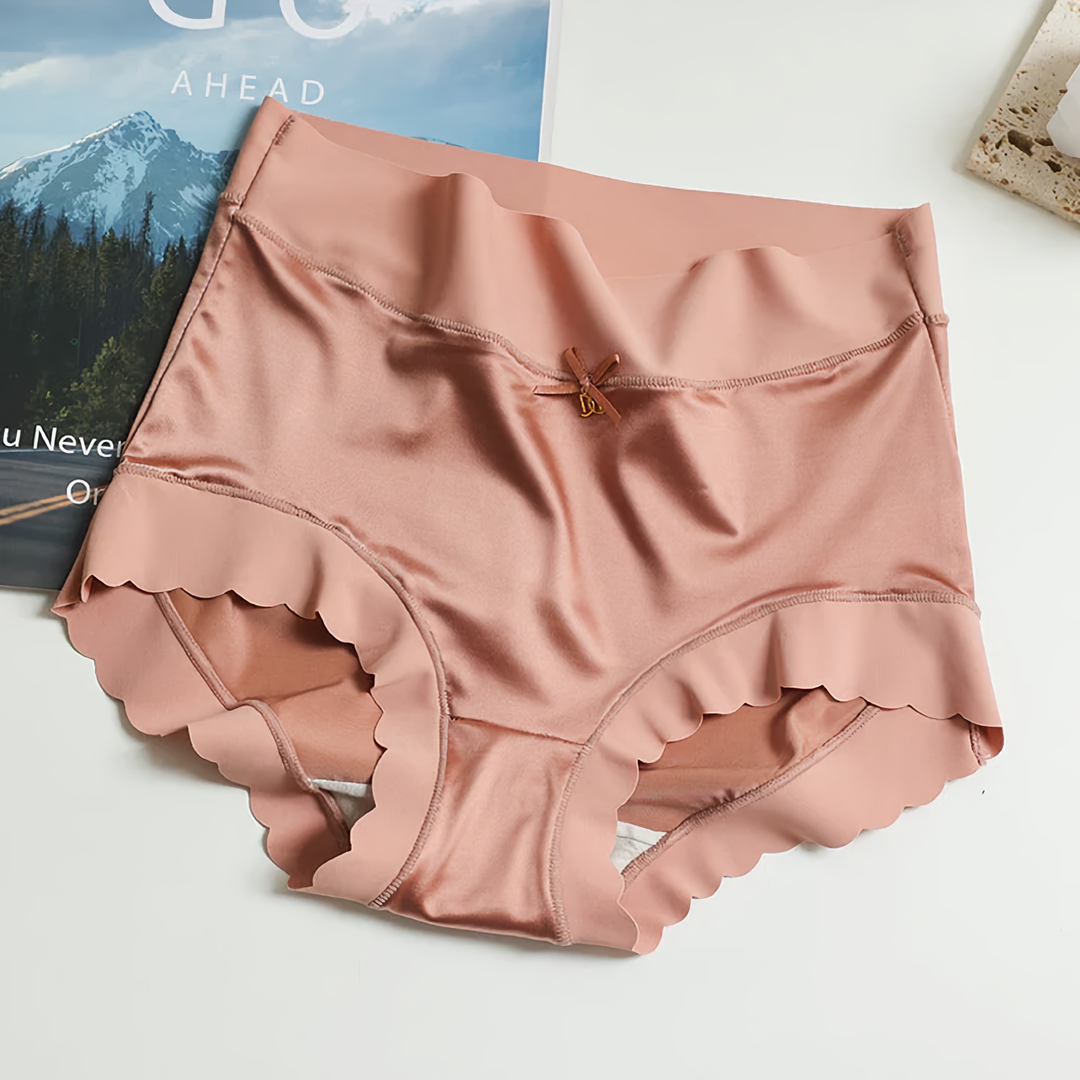 Zenovia | 5 Paquets de Sous-vêtements féminins en Satin De Soie Sans Couture