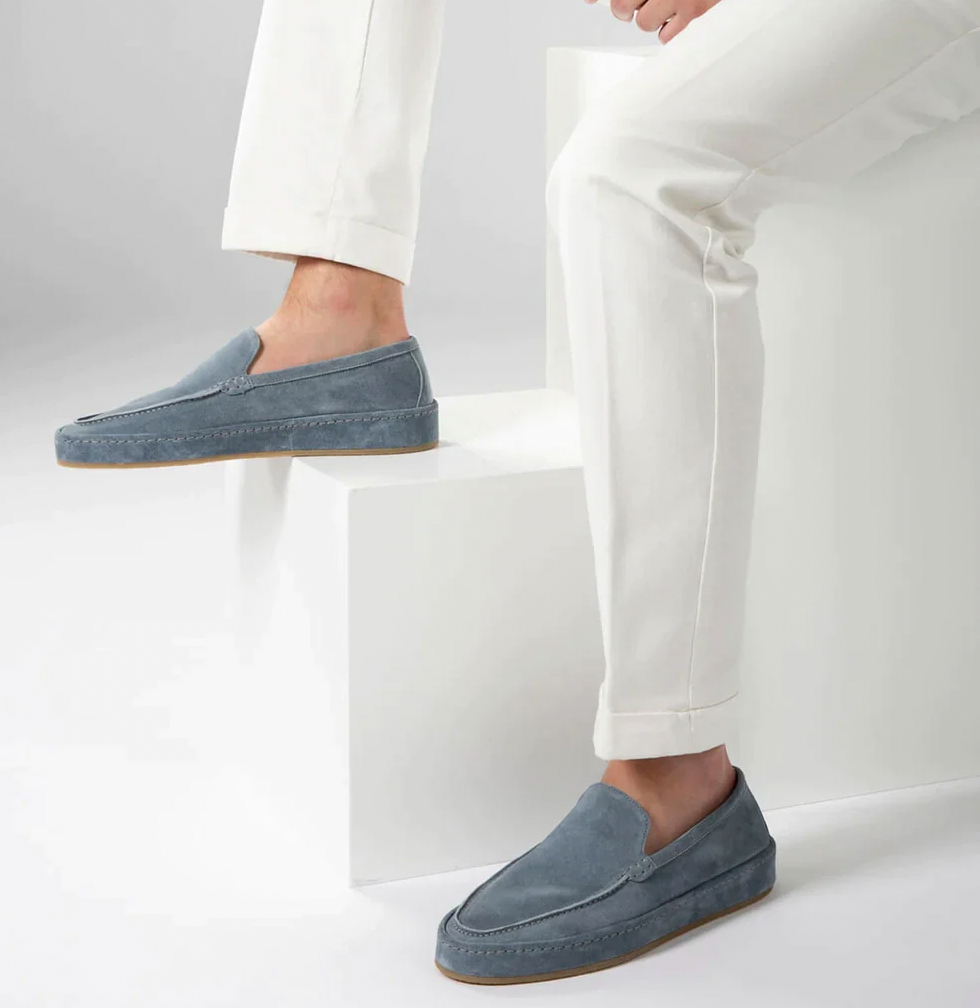 Gile | Mocassins Stylée en Daim Cuir Pour Hommes