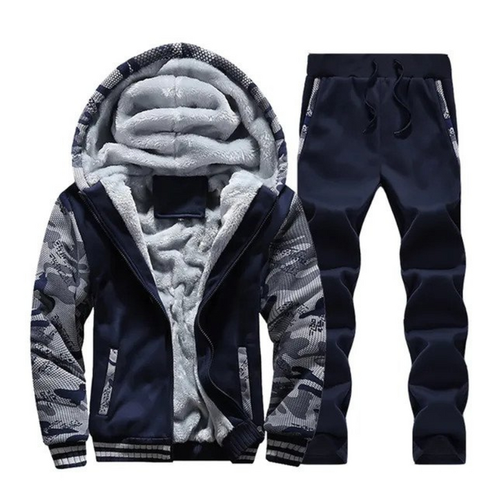 Torsten | Ensemble Sweat à Capuche et Pantalon de Jogging Chauds Doublés de Polaire pour L'entraînement et Les Vêtements Décontractés