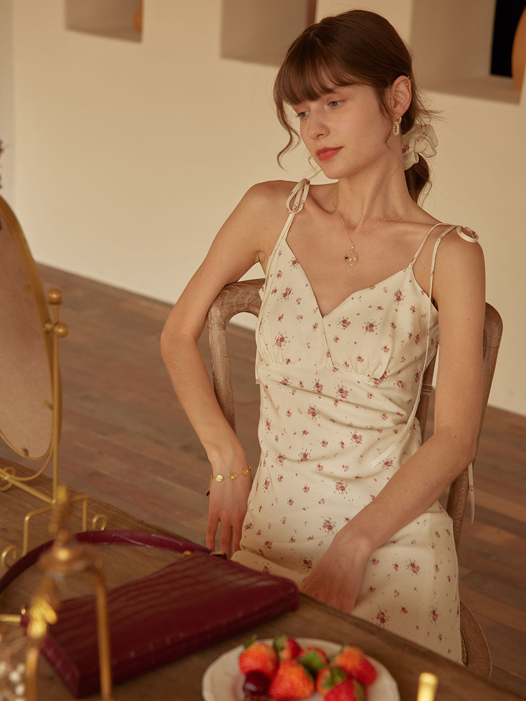 Fioriel | Robe Maxi Glisser Florale