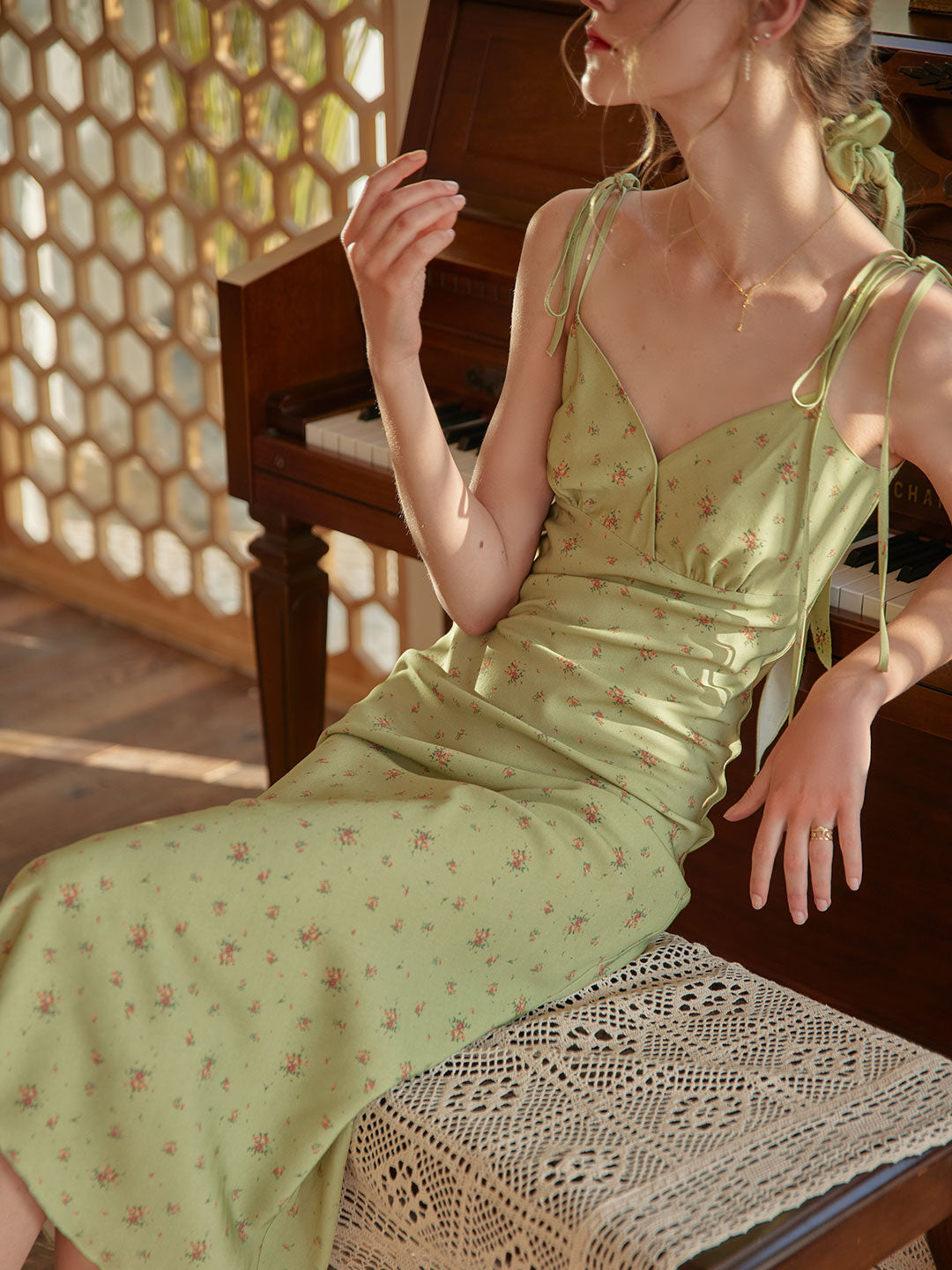 Fioriel | Robe Maxi Glisser Florale