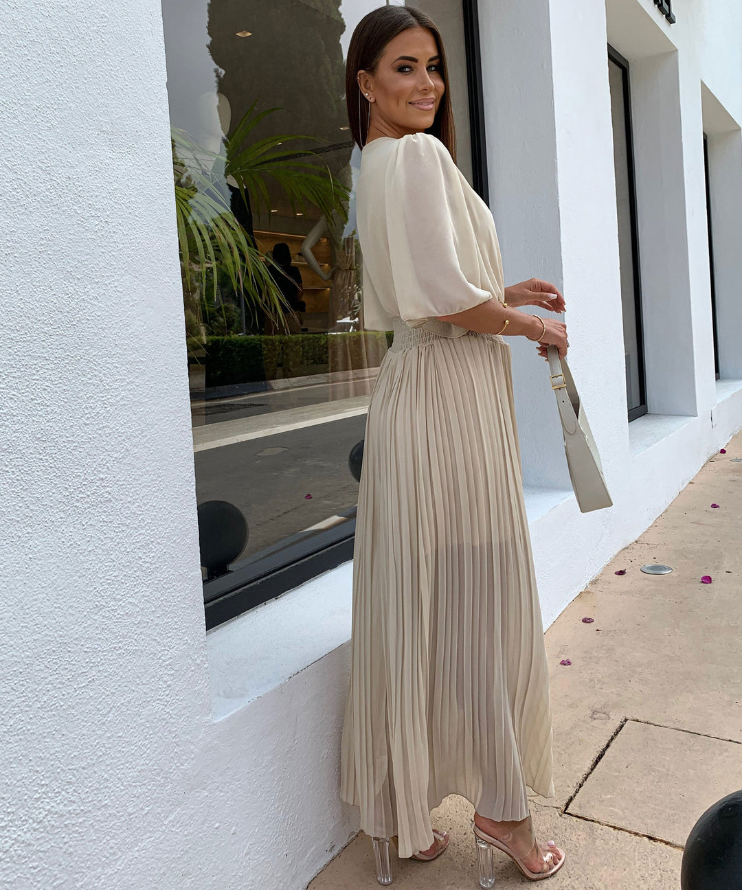 Stariel | Tenue Une Pièce Élégante Pour Femmes en Beige