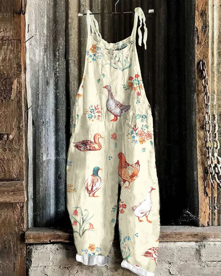 Flucky | Combinaison Décontractée en Mélange-Coton Pour Femmes