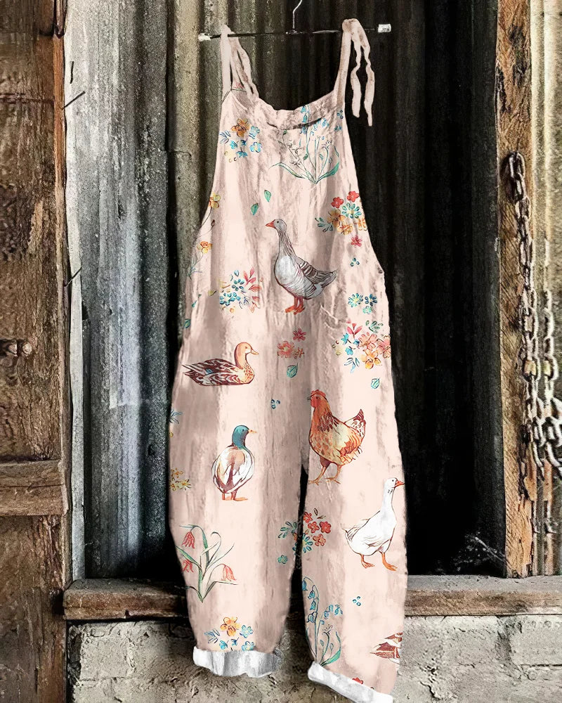 Flucky | Combinaison Décontractée en Mélange-Coton Pour Femmes