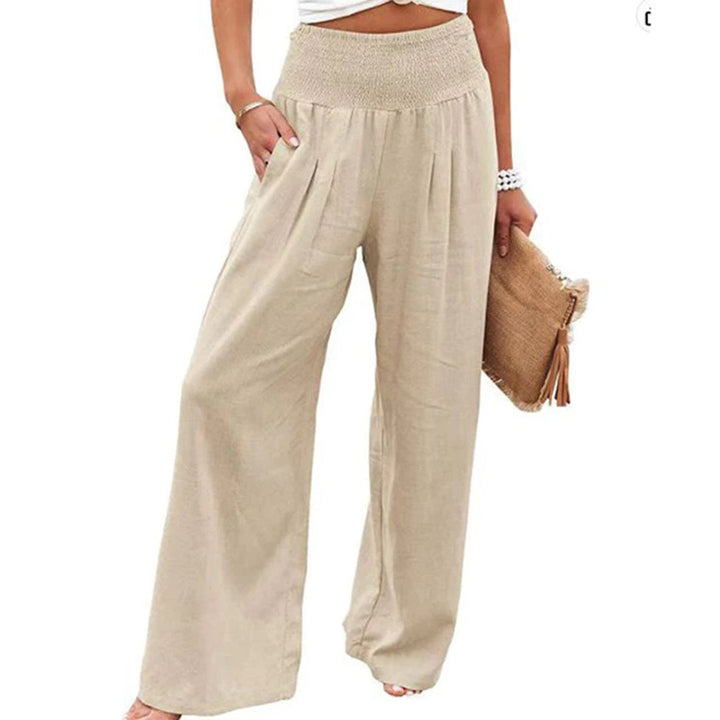 Grazia | Pantalon D'été à Taille Haute et à Jambe Large pour Femmes