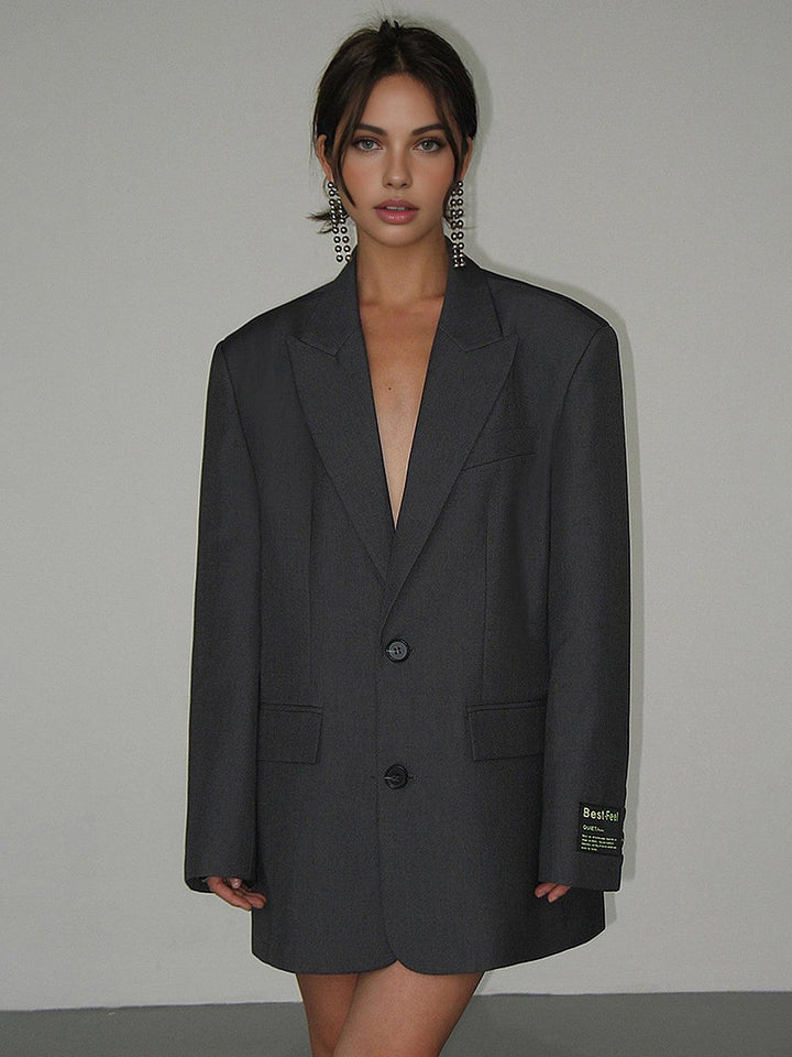 Nerina | Blazer Classique Surdimensionné Pour Femmes