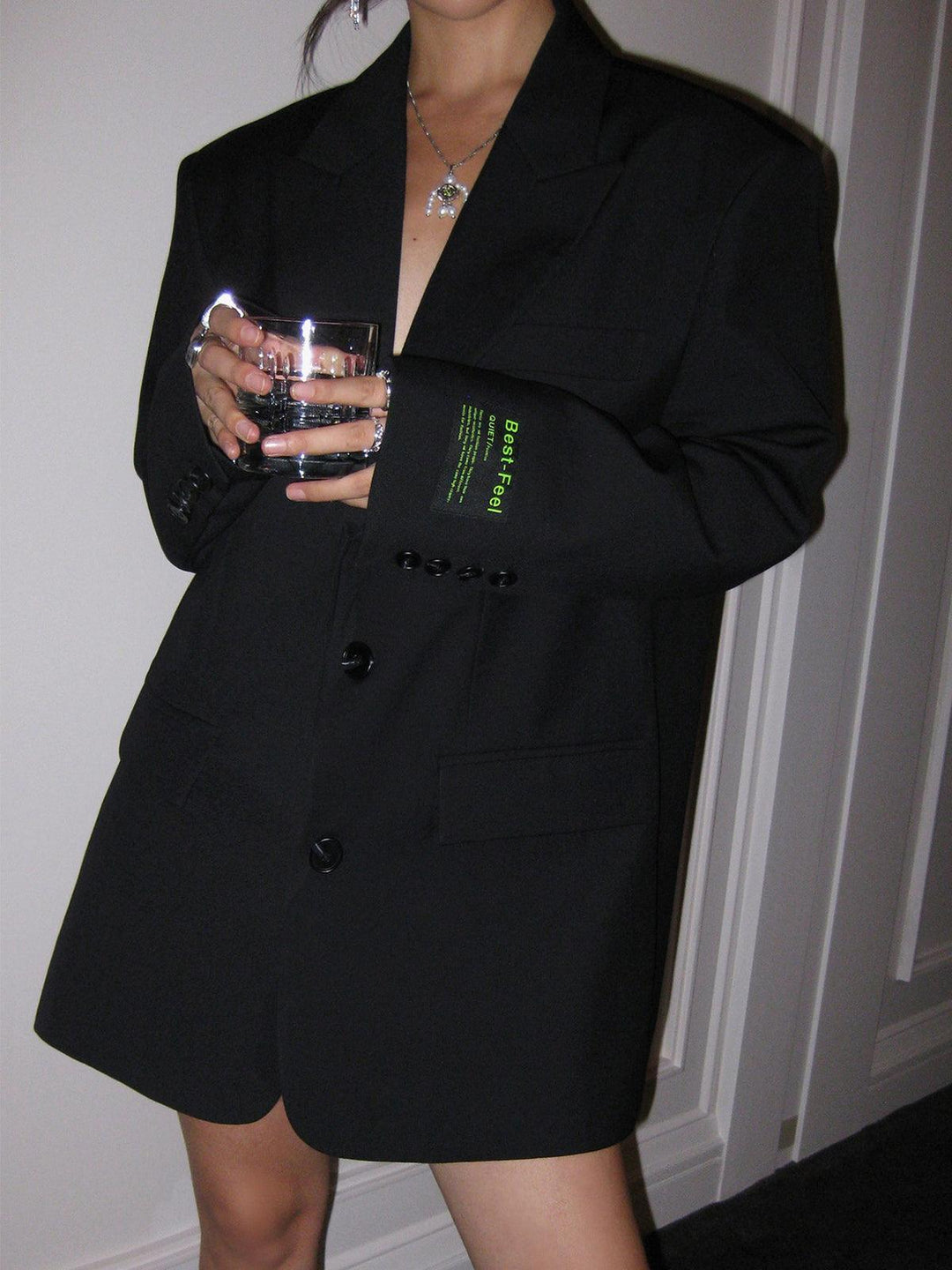 Nerina | Blazer Classique Surdimensionné Pour Femmes