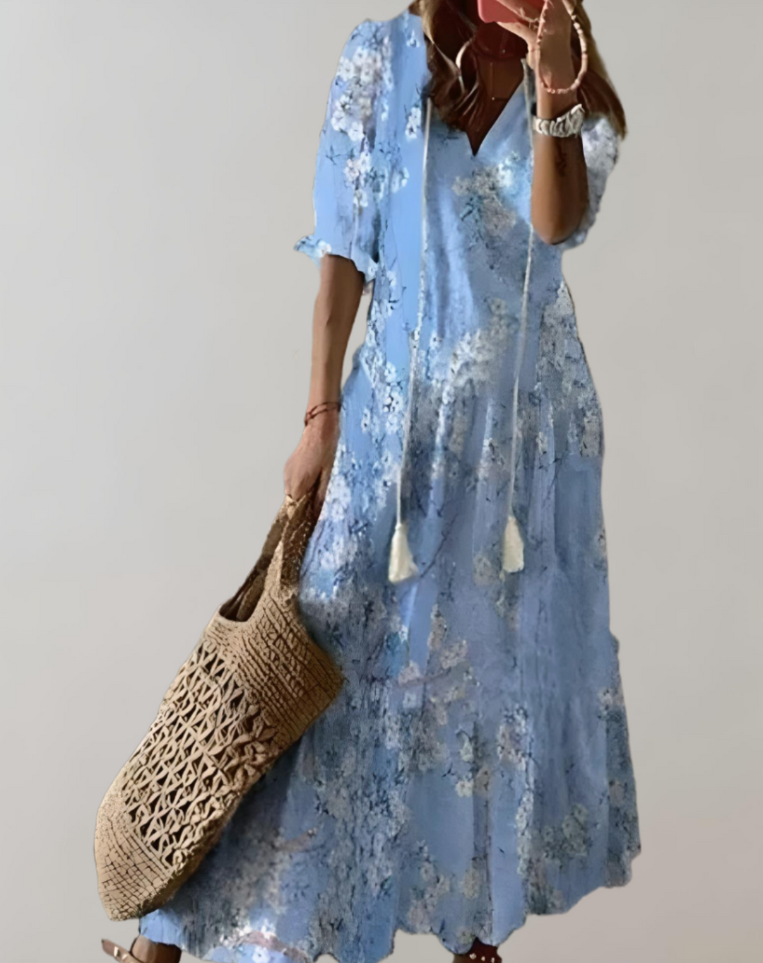 Iolanthe | Longue Floral Imprimé Robe pour Femme