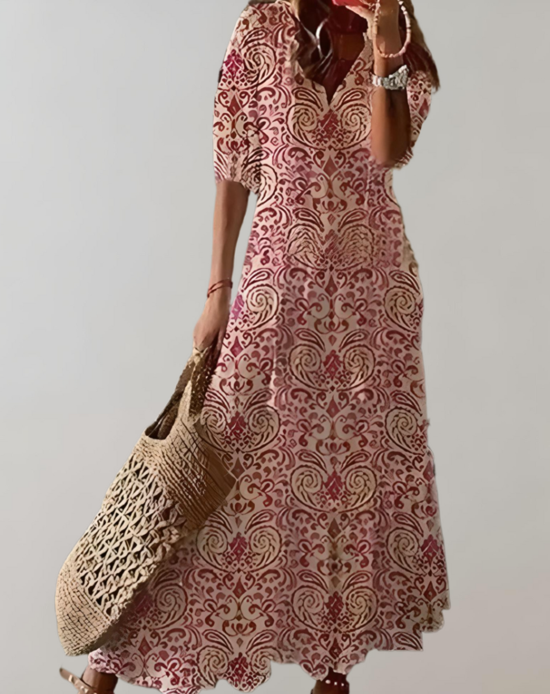 Iolanthe | Longue Floral Imprimé Robe pour Femme