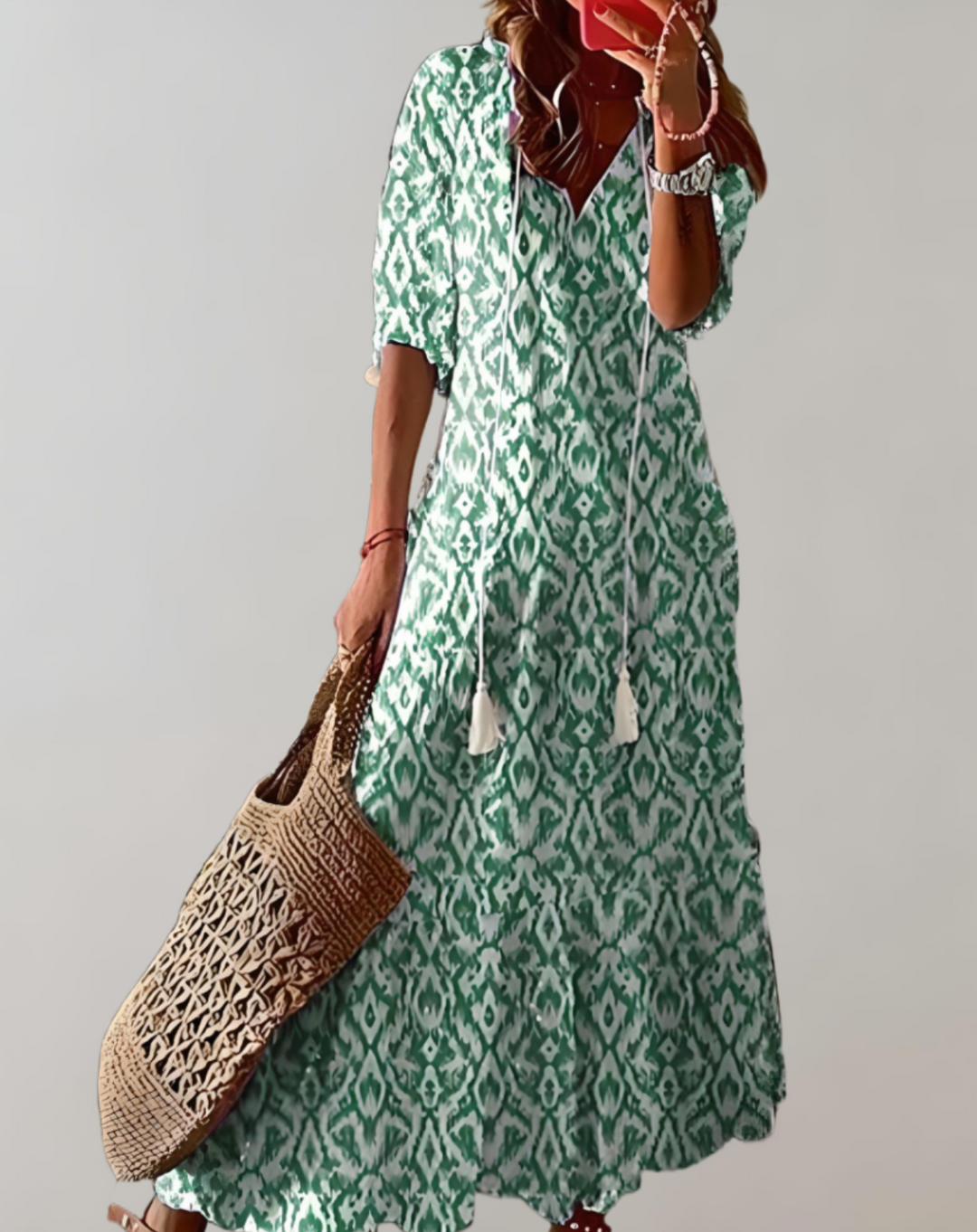 Iolanthe | Longue Floral Imprimé Robe pour Femme