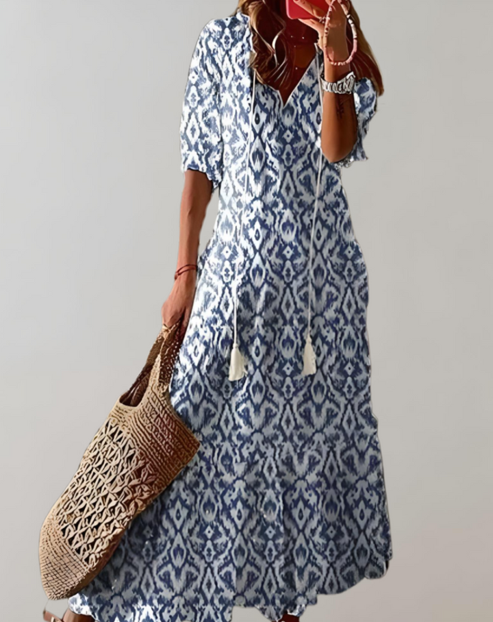 Iolanthe | Longue Floral Imprimé Robe pour Femme