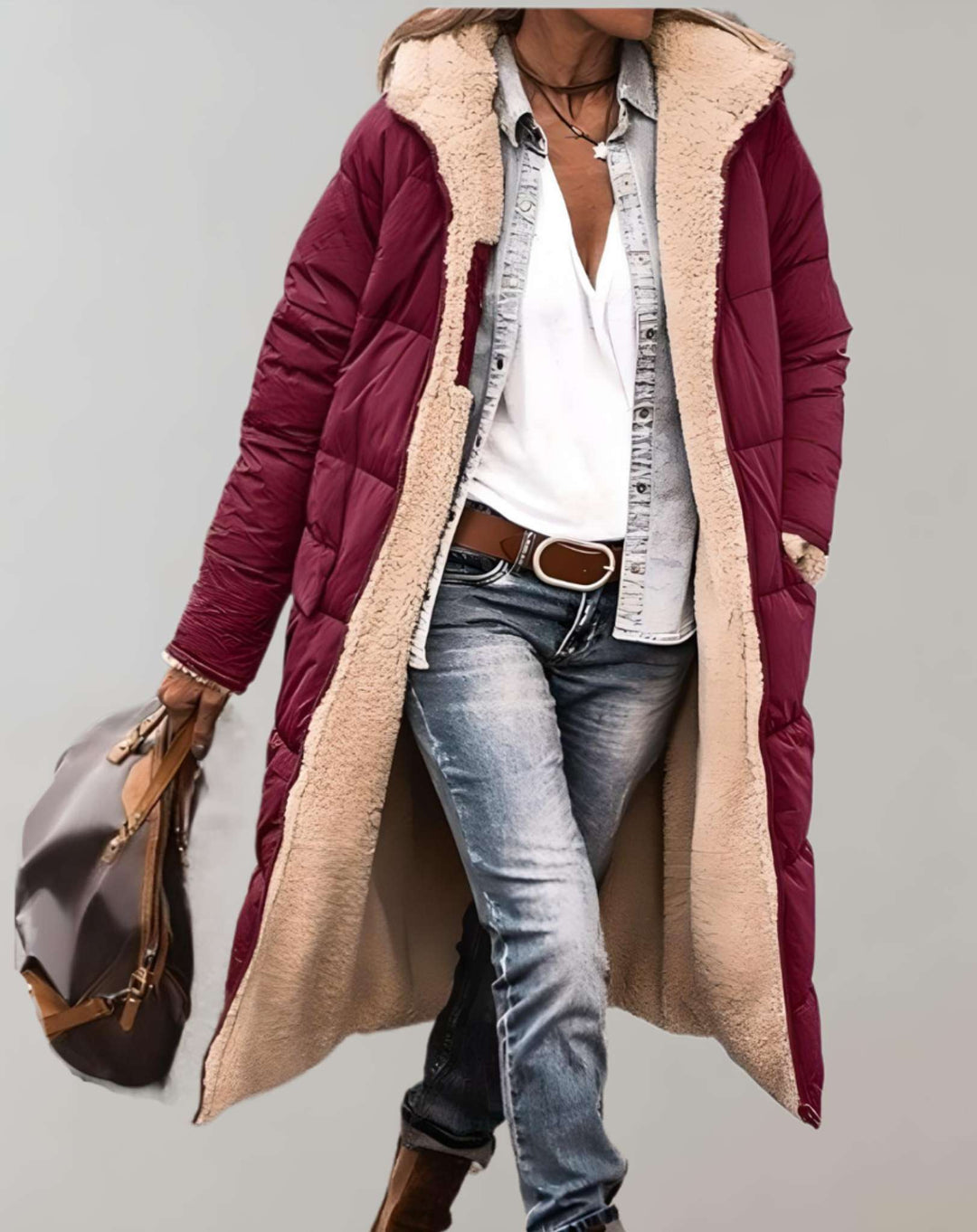 Silvia | Trench-coat Chaud D'hiver Avec Doublure En Polaire Pour Femmes