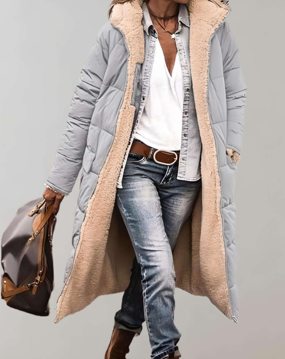 Silvia | Trench-coat Chaud D'hiver Avec Doublure En Polaire Pour Femmes