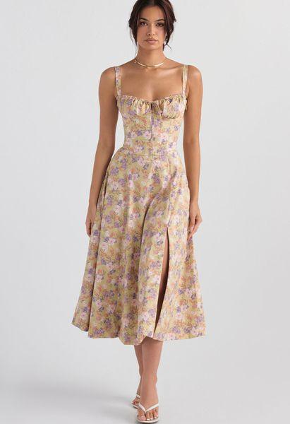 Briselle | Robe D'été Fleurie Sans Bretelles