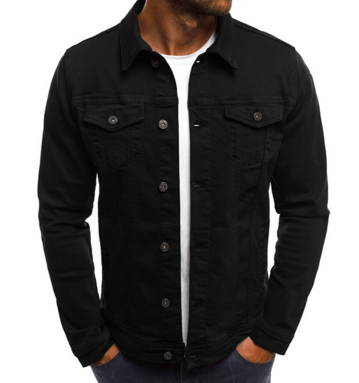 Zephyr | Veste en Jean Boutonnée Décontractée pour Hommes