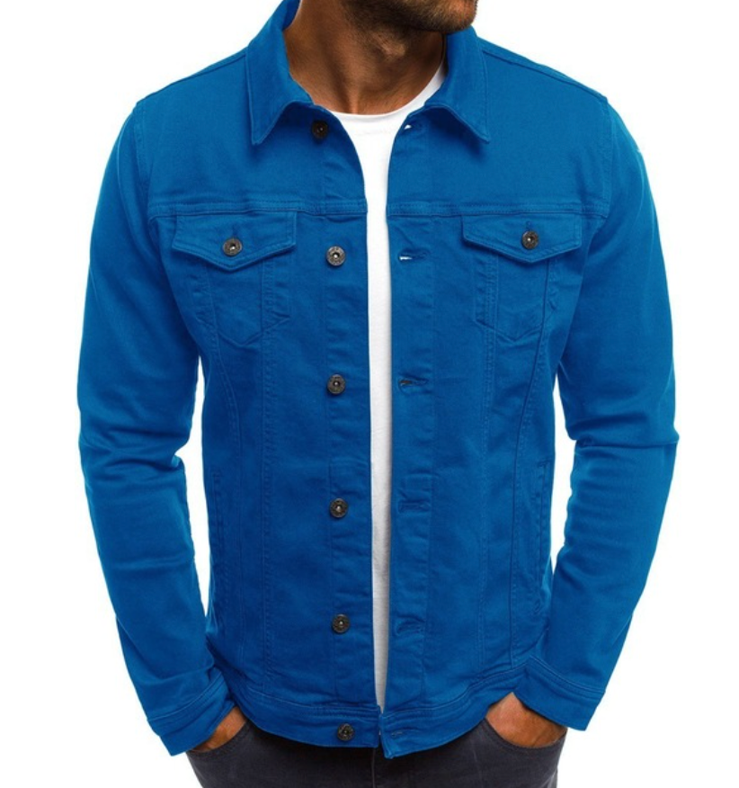 Tyric | Veste D'été Confortable en Jeans Pour Hommes