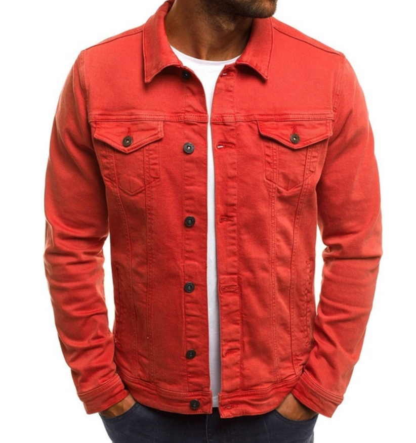 Tyric | Veste D'été Confortable en Jeans Pour Hommes