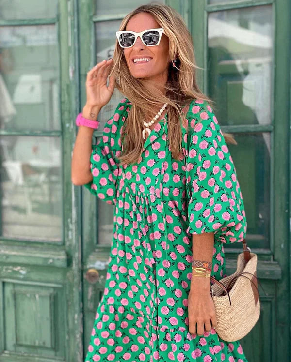 Margaret | Robe D'été Stylée et Décontractée