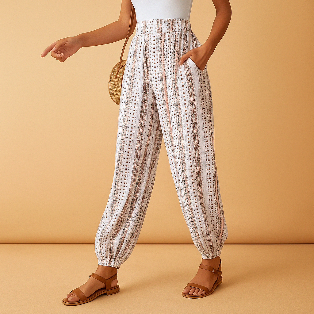 Gemma | Femmes Pantalon Taille Haute élégant - Boho Flair