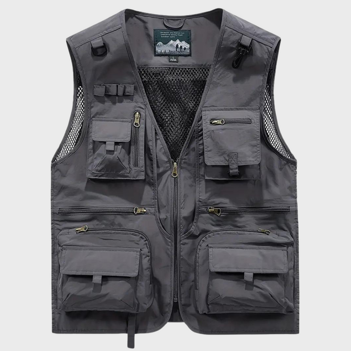Maxim | Respirant Cargaison Veste pour Hommes Avec Multiples Poches pour Pratique Utilitaire