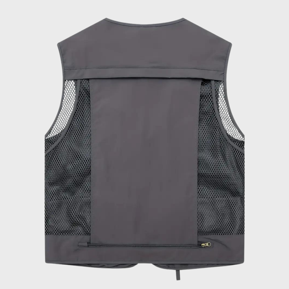 Maxim | Respirant Cargaison Veste pour Hommes Avec Multiples Poches pour Pratique Utilitaire