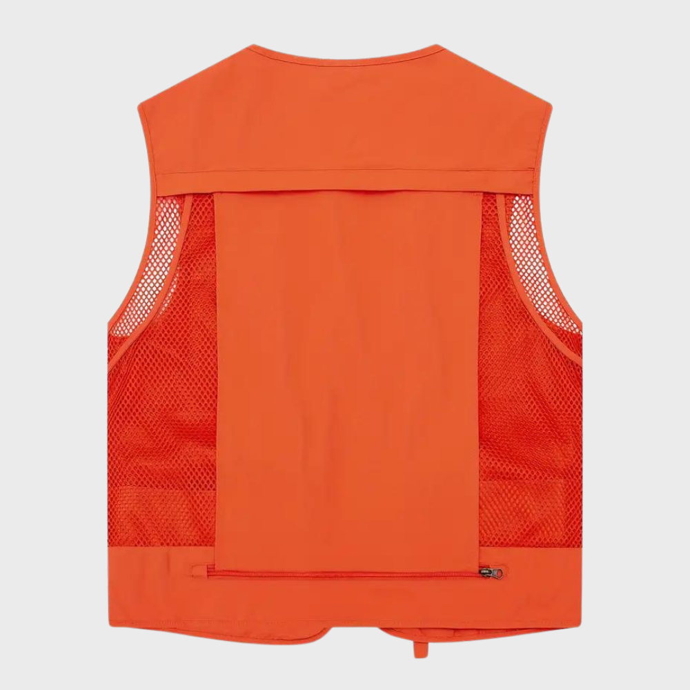 Maxim | Respirant Cargaison Veste pour Hommes Avec Multiples Poches pour Pratique Utilitaire