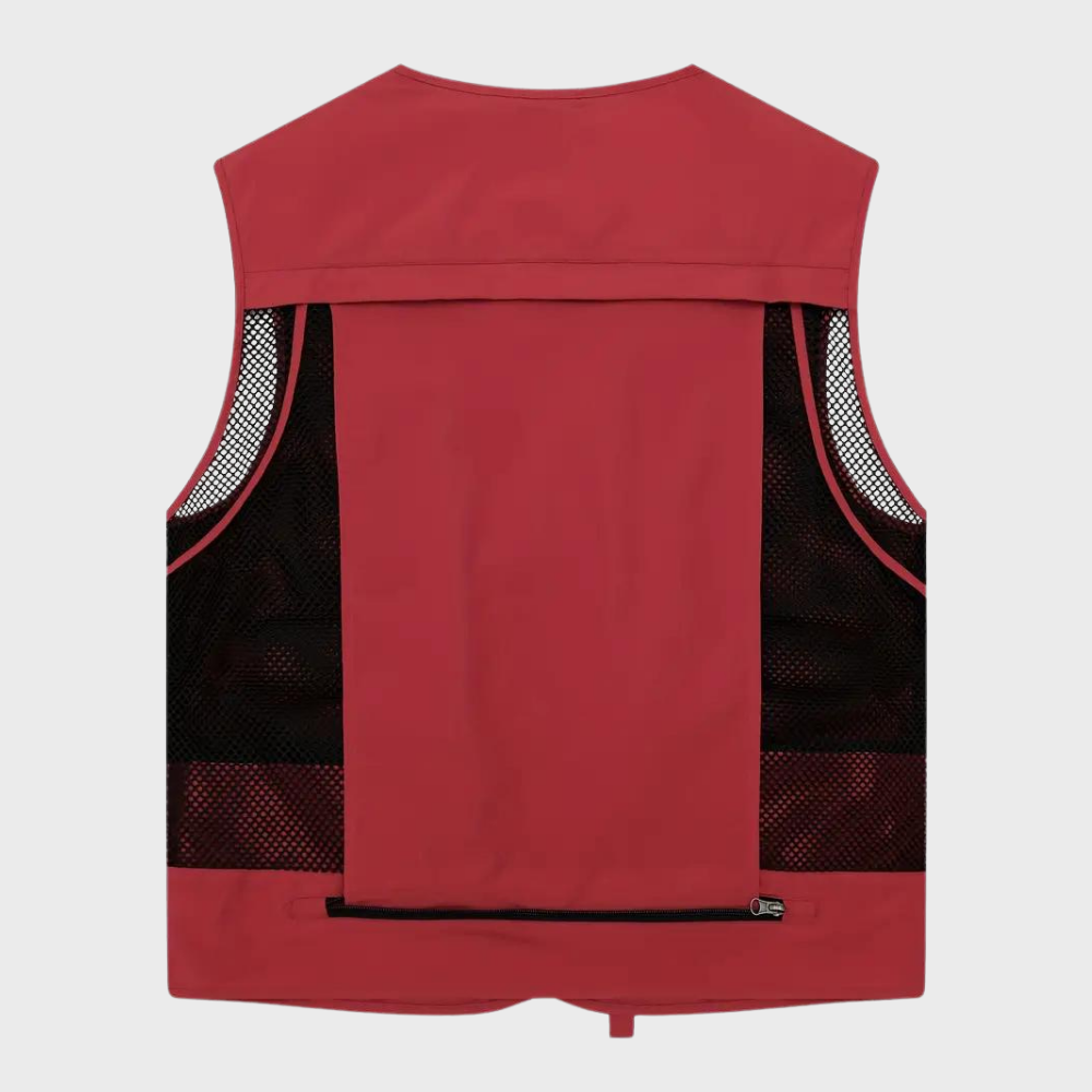 Maxim | Respirant Cargaison Veste pour Hommes Avec Multiples Poches pour Pratique Utilitaire