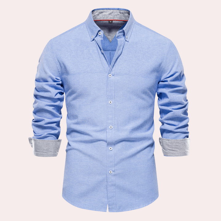 Jasper | Décontracté Longue-Manchon Chemise Pour Hommes