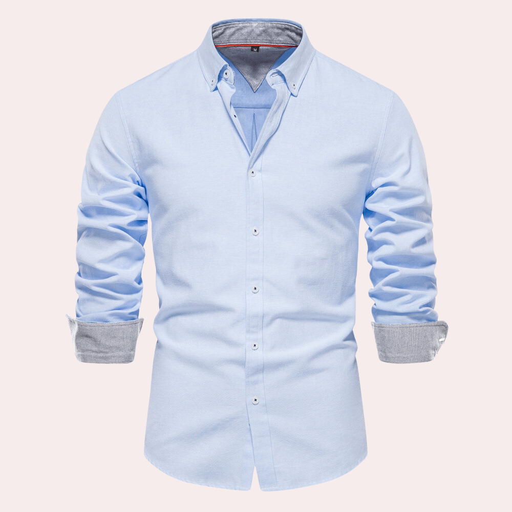 Jasper | Décontracté Longue-Manchon Chemise Pour Hommes