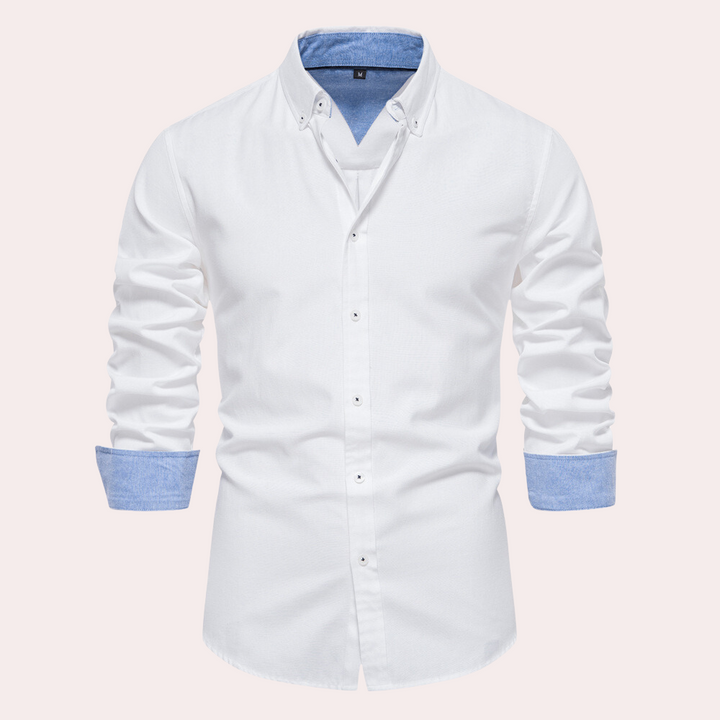 Jasper | Décontracté Longue-Manchon Chemise Pour Hommes