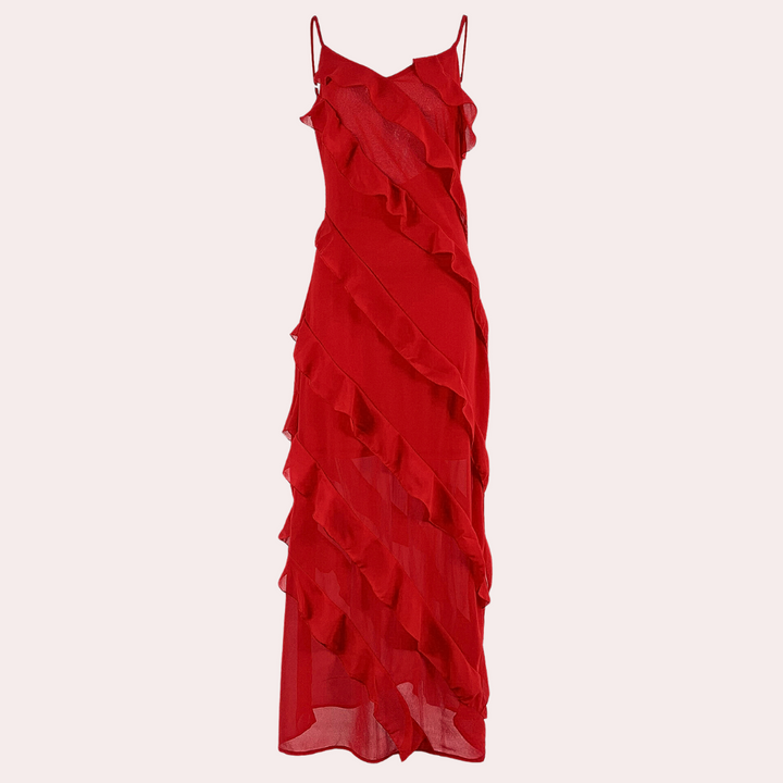 Isabeau | Longue Ébouriffer Robe