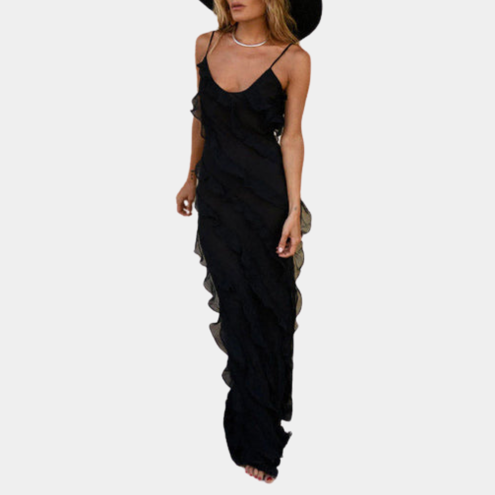 Isabeau | Longue Ébouriffer Robe