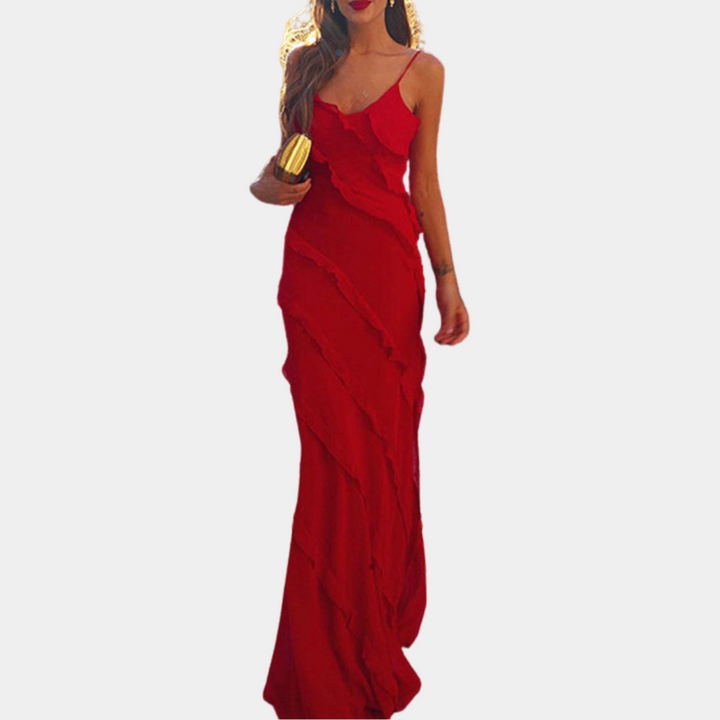 Isabeau | Longue Ébouriffer Robe