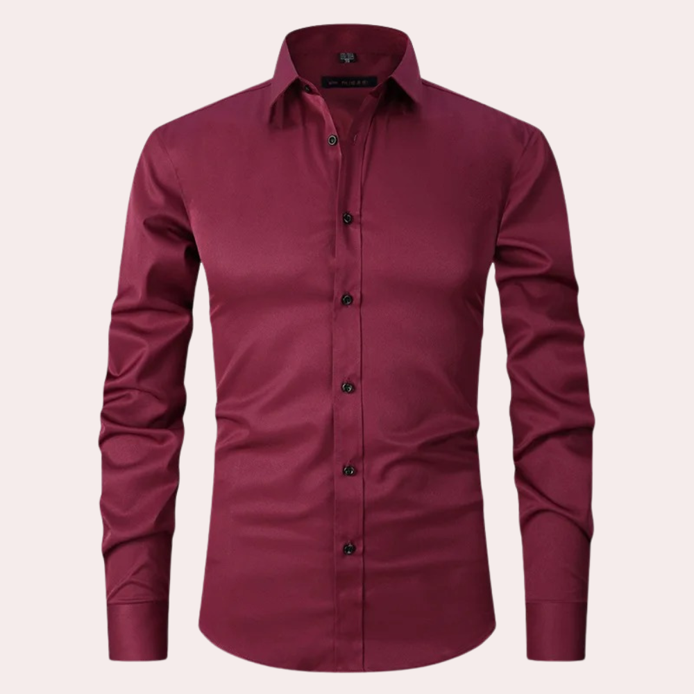 Luca | Chemise Extensible Classique Pour Hommes