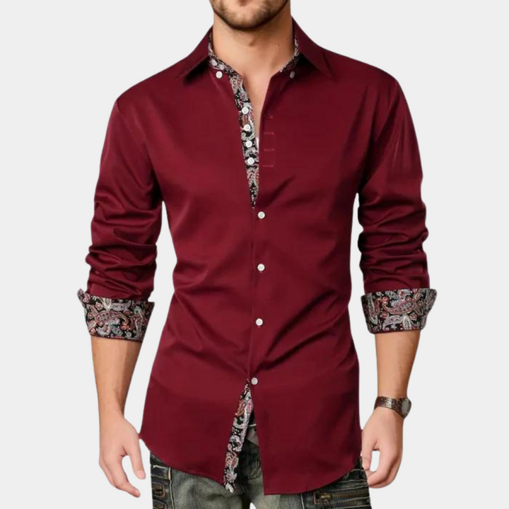 Dorian | Chemises De Faire La Fête Stylée Pour Hommes Avec un Flair Vibrant