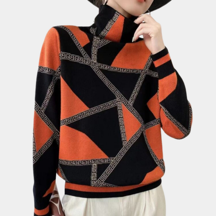 Audrey | Pull à Col Roulé élégant