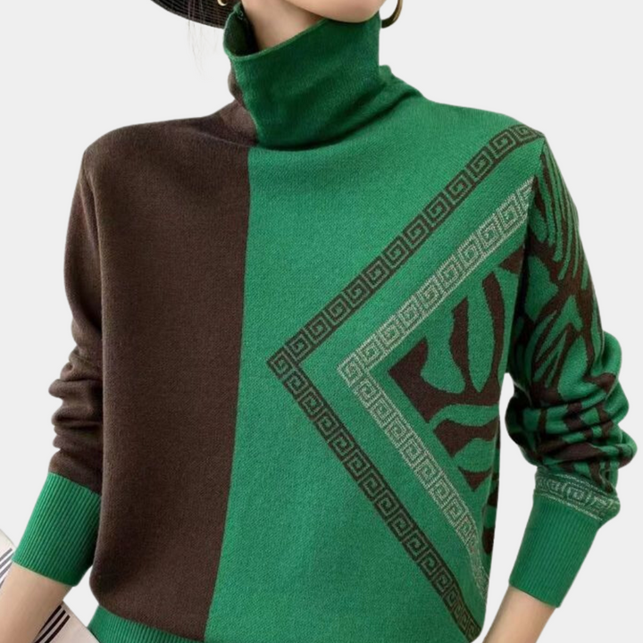 Audrey | Pull à Col Roulé élégant