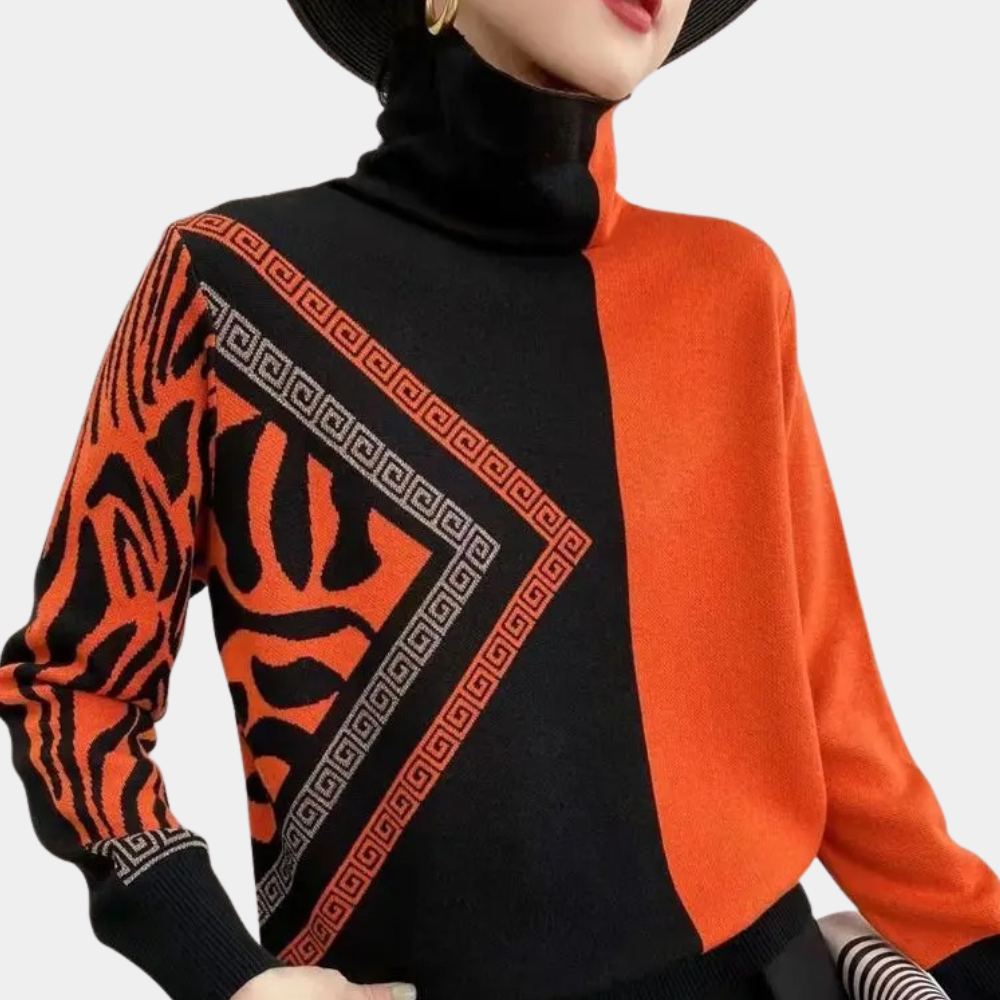 Audrey | Pull à Col Roulé élégant