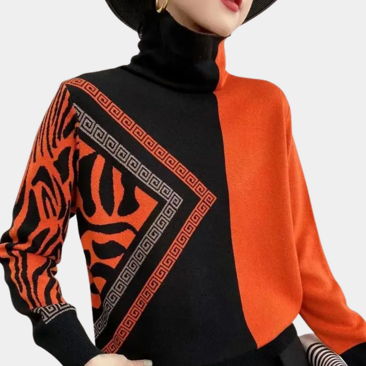 Audrey | Pull à Col Roulé élégant