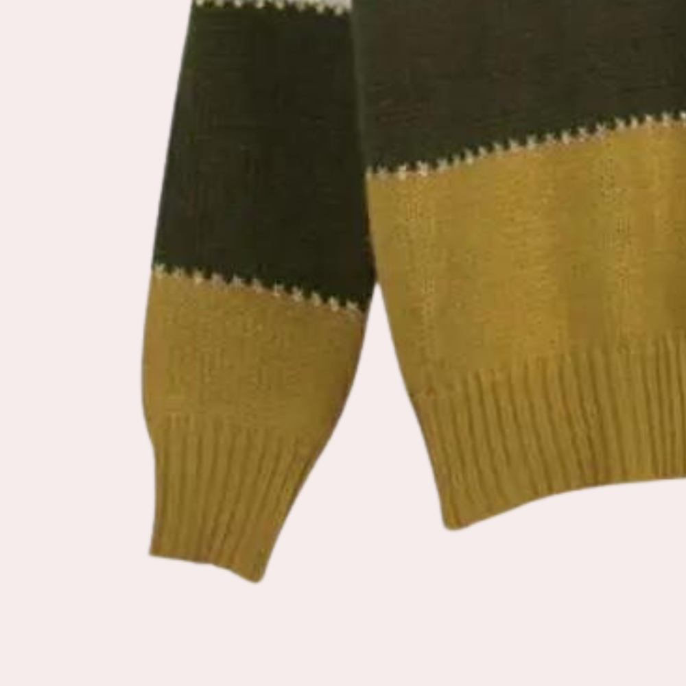Claire | Pull Douillet Rayé pour Femme