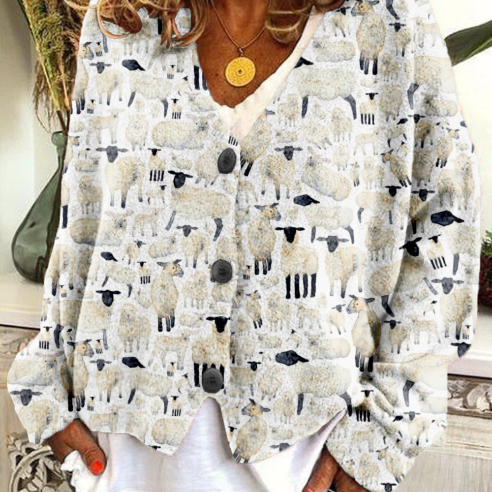 Colette | Pull Tendance à Imprimé Animalier pour Femmes