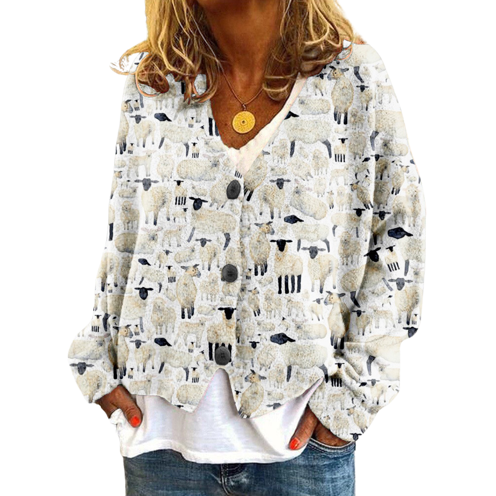 Colette | Pull Tendance à Imprimé Animalier pour Femmes