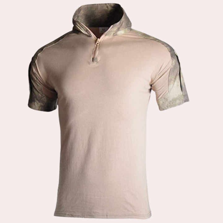 David | Armée Hommes Chemise Avec Fermeture Éclair Détai