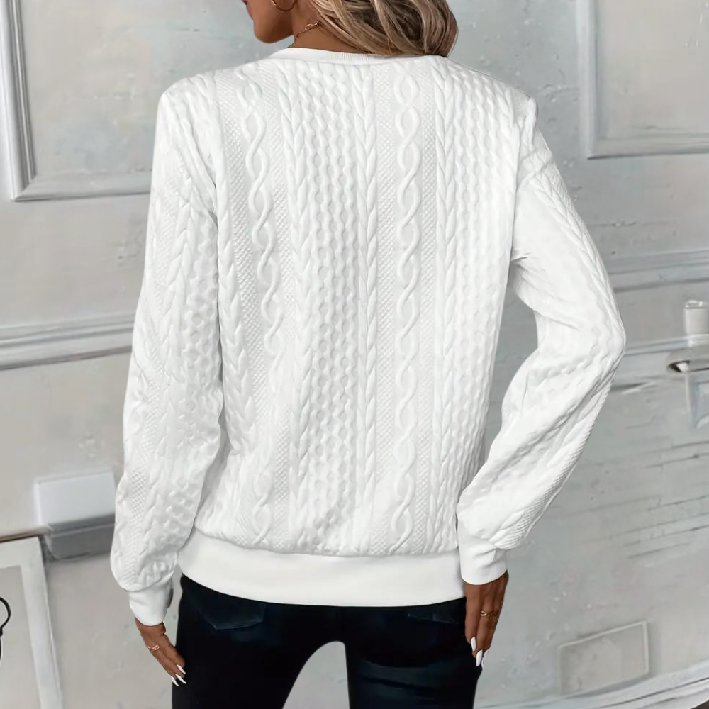 Fenja | Pull pour Femme avec Col Zippé