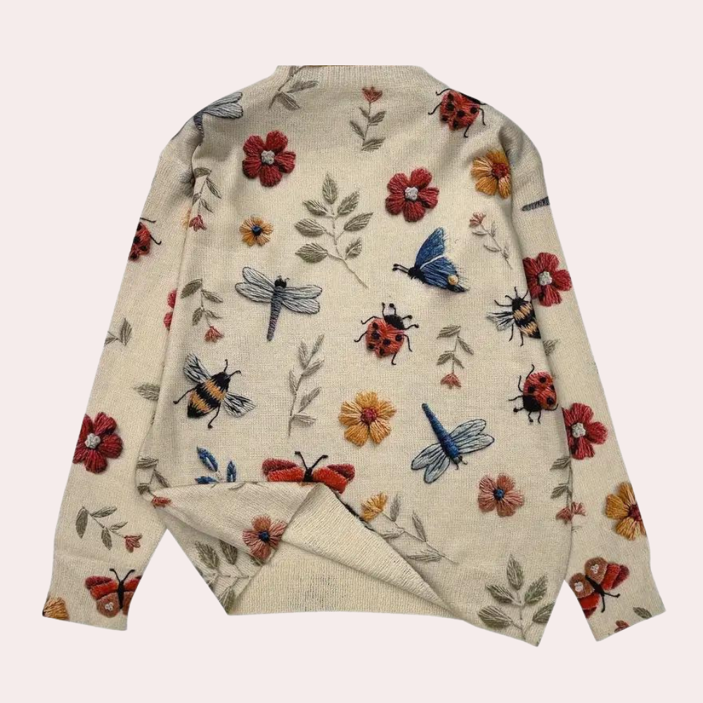 Eileen | Pull élégant pour Femme Avec Motif Florale