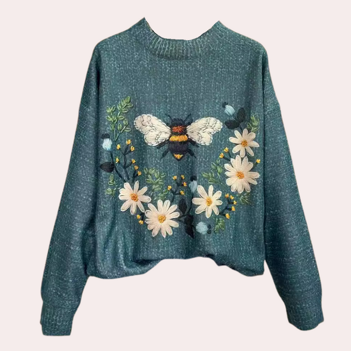 Eileen | Pull élégant pour Femme Avec Motif Florale