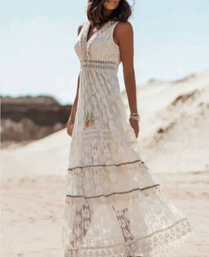 Amrin | Robe en Dentelle Boho Pour Femmes