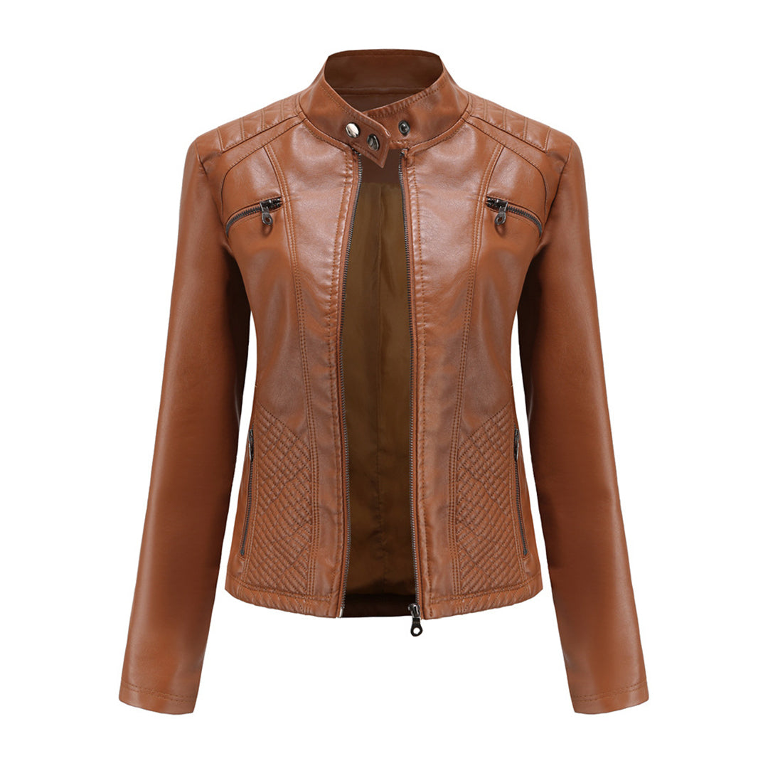 Bryanna | Stylée Cuir Veste