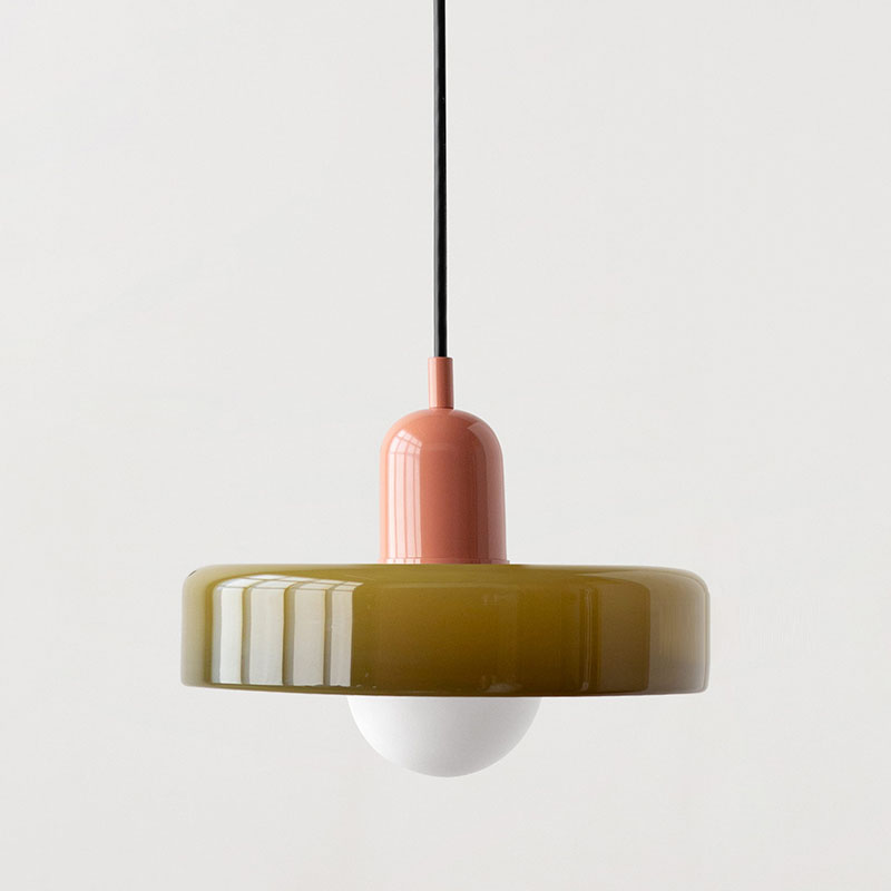 Miklon | Lampe à Suspension Colorée De Style Bauhaus